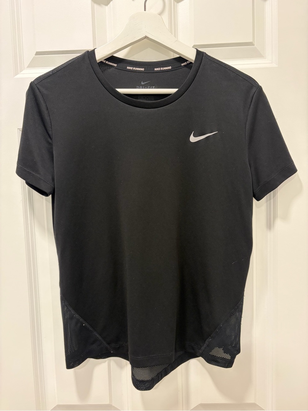 Nike Women's Black Dri-FIT Short-Sleeve Training Shirt